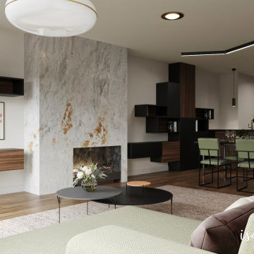 Appartement moderne à Bruxelles rénovation