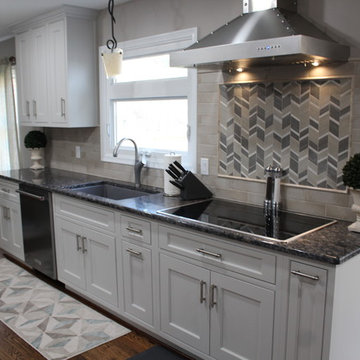 Starmark Beaded Inset Kitchen in Maple Knottingham Repose Grey & Peppercorn