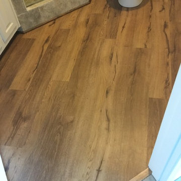 Berggren- Waterproof Locking LVP and Nylon Carpet in Bedrooms/Steps