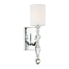 Evi 1-Light Wall Sconce/Bath, Chrome