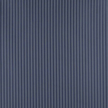 Blue Thin Striped Jacquard Woven Upholstery Fabric By The Yard