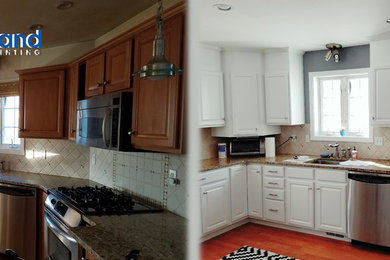 before and after cabinets
