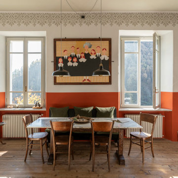 Recupero di una vecchia scuola di montagna