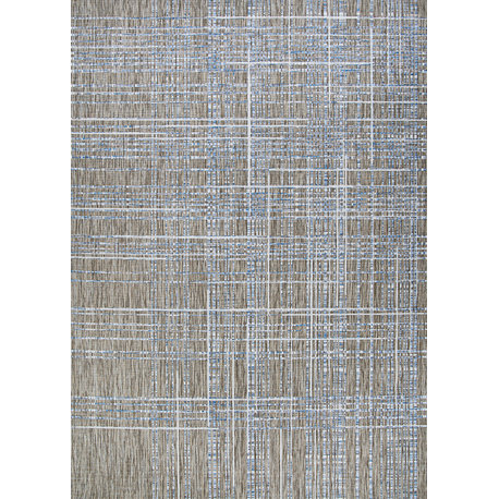 Charm Ohe Sand, Ivory Indoor/Outdoor Area Rug, 7'10"x10'9"