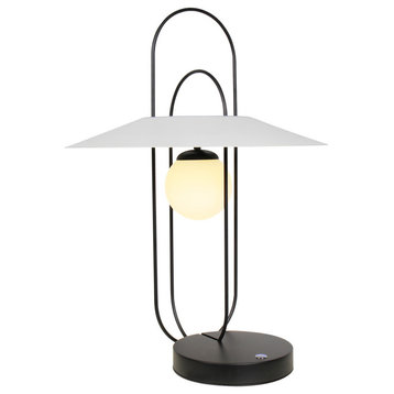 Lyra 24" ETL Certified Integrated LED Table Lamp, Black