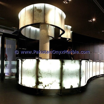 backlit onyx contertops backlighting onyx bars recepition Countertops