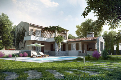 Villa visualisation in Croatia