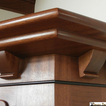 Greene and Greene Style Corner Cabinet