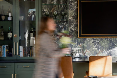 Inspiration for a transitional home design remodel in New York