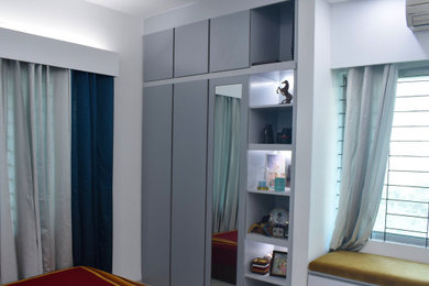 Bedroom - contemporary bedroom idea in Other
