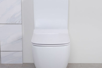 Edge Close Coupled Toilet with Soft Close Seat