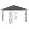 vidaXL Gazebo Outdoor Canopy Party Tent Patio Pavilion with Net Anthracite