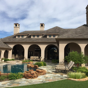 Exteriors-Our Stucco/Chimney Caps/Windows