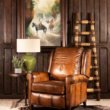 King Ranch Leather Recliner