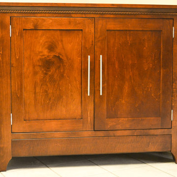 Automated TV Lift Cabinet in Solid Cherry (The Richmond)