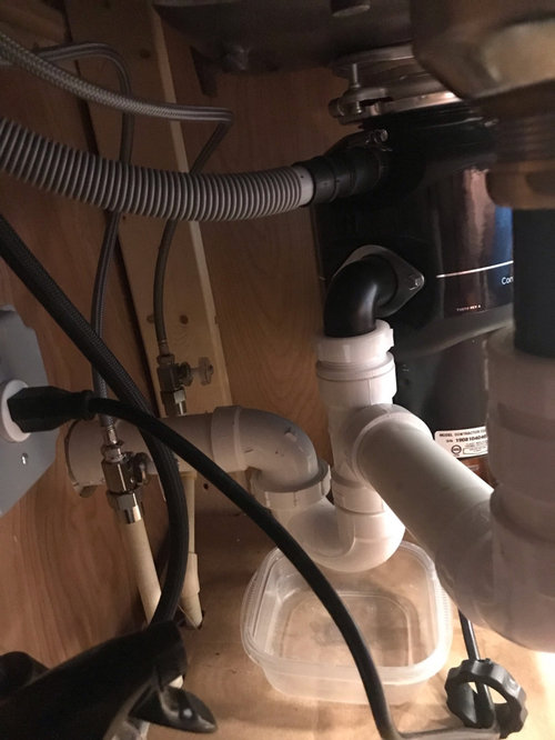 kitchen sink plumbing one side of sink stinks!!!