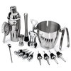 16-Piece Stainless Steel Wine and Cocktail Bartender Set