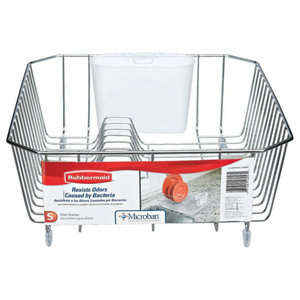 GeeksHive: Red Large Rubbermaid Wire Dish Drainer - Dish Racks