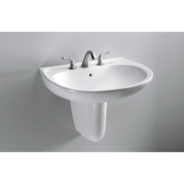 TOTO LT241G Supreme 22-7/8" Wall Mounted Bathroom Sink - Cotton