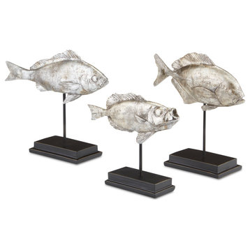 Silver Fish, Set of 3