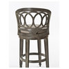 Adelyn Antique Gray Swivel Counter Stool