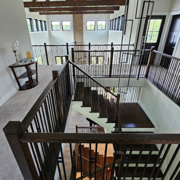 Project #109 | U-Shaped Stairs in Countryside Retreat