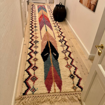 Tapis berbère sur mesure pour un intérieur contemporain à Copenhague