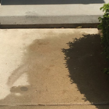 Fixing a cement step