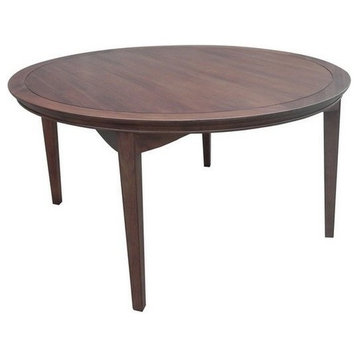 Lucida 54" Round Table, Finish: Fawn
