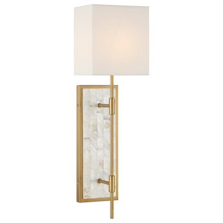Savoy House 9-6512-1 Eastover 22" Tall Bathroom Sconce - Warm Brass