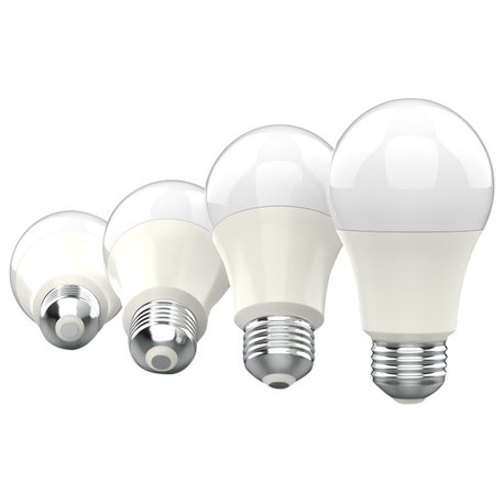 Non-Dimmable A19-9W LED Bulbs, E26 Base, 80+ CRI, 2700K, 805 Lumens, Pack of 4