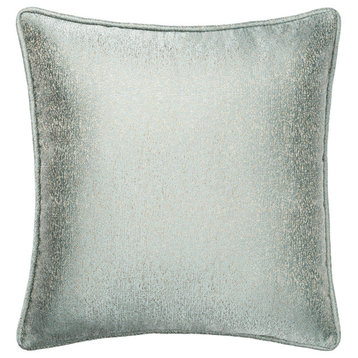 Linum Home Textiles Pixel Decorative Pillow Cover, Aqua, Square