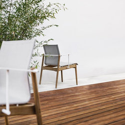 SWAY STACKING CHAIR (TEAK) - Dining Chairs