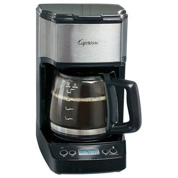 Capresso 5-Cup Mini Drip Coffeemaker, Black/Silver