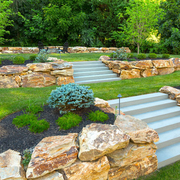 Saw-Cut Bluestone Step Slabs
