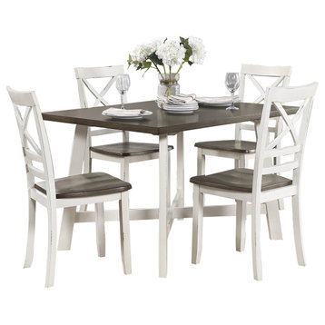 Samuel Dining Room Table and Chairs, Set of 5