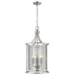 Eglo Lighting - Eglo Lighting 202806A Verona - Three Light Pendant - The Verona Three Light Pendant by Eglo will compleVerona Three Light P Brushed Nickel Metal *UL Approved: YES Energy Star Qualified: n/a ADA Certified: n/a  *Number of Lights: Lamp: 3-*Wattage:60w B10 bulb(s) *Bulb Included:No *Bulb Type:B10 *Finish Type:Brushed Nickel