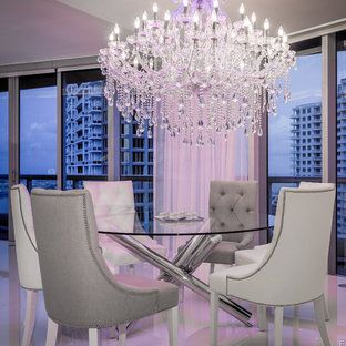 Modernes Esszimmer in Miami