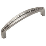 Cosmas - Cosmas 228-96SN Satin Nickel 3-3/4&rdquo; CTC Rope Cabinet Pull - 3-3/4" (96mm) Hole Centers