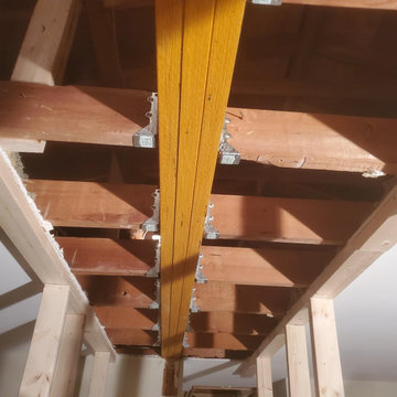 STRUCTURAL REPAIR / ADD BEAMS OPEN SPACE