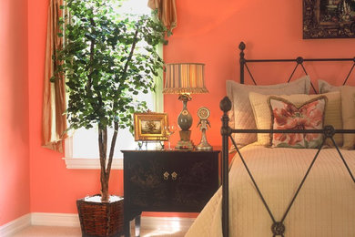 Example of an island style bedroom design in Boston