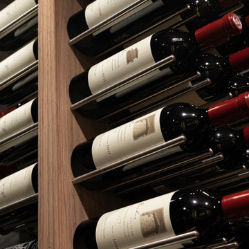 Luxe Modern Cellar In Illionois