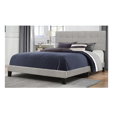 50 Most Por Queen Size Platform Beds For 2018 Houzz Hilale Furniture Delaney Upholstered Queen Panel Bed Glacier Gray Platform Beds