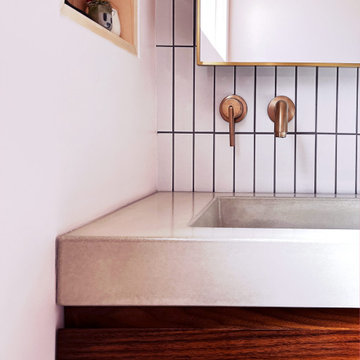 Concrete Trough Sink - Newport Beach