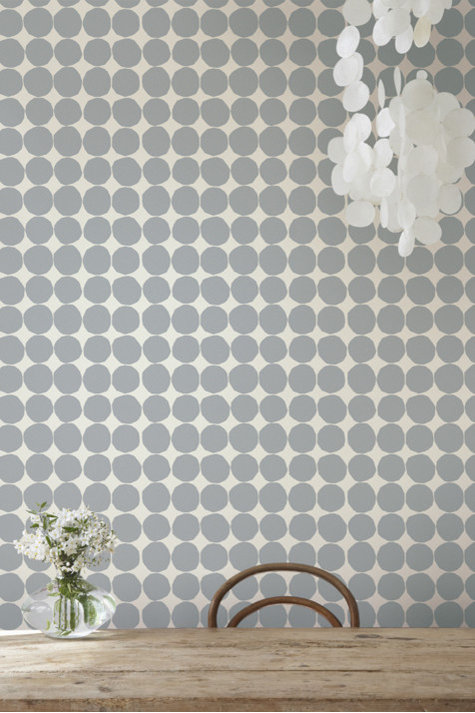 Pienet Kivet Gray Wallpaper from Marimekko