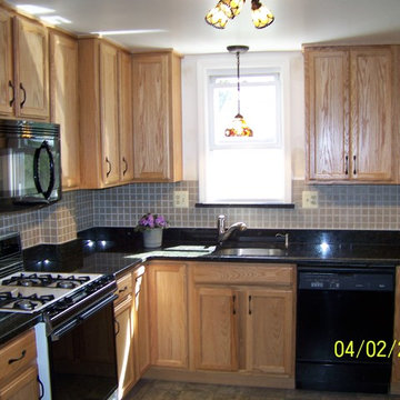 Canton Michigan Oak Kitchen remodel