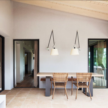 Contemporáneo Terraza Y Balcón