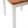 Bloomington Dining Chair, Set of 2, Cream/Honey Oak