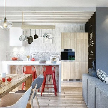 Nội thất căn hộ Penthouse phong cách Scandinavian