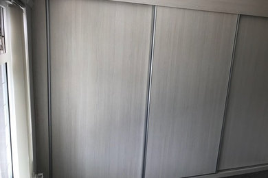 Grey Fitted Wardrobe Installation